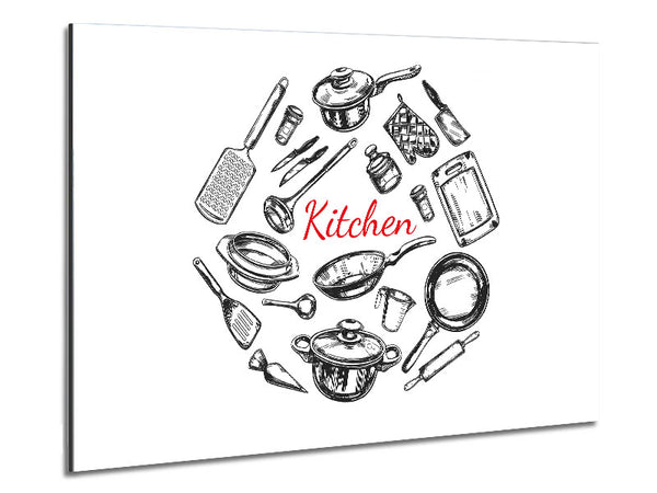 Utensils 9 Metal Print