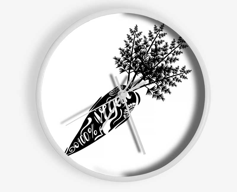 Vegan Clock - Wallart-Direct UK