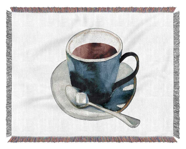 Coffee Time Woven Blanket