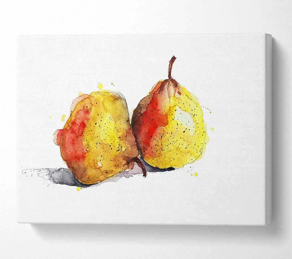 Picture of Pear Duo 2 Canvas Print Wall Art