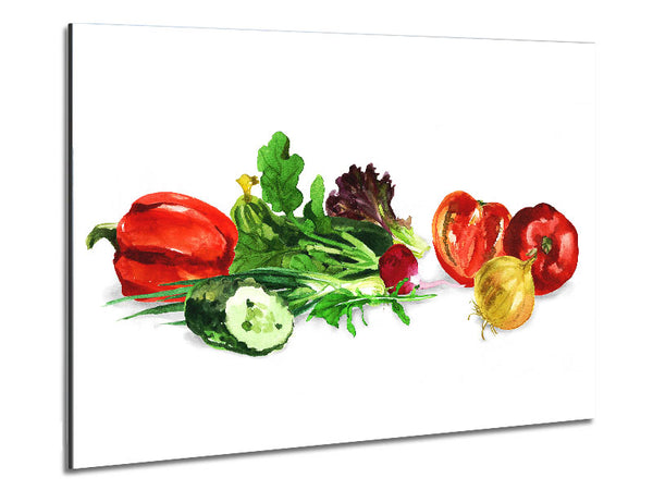 Salad Selection 1 Metal Print