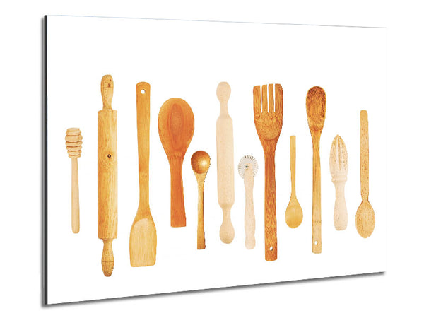 Utensils 12 Metal Print