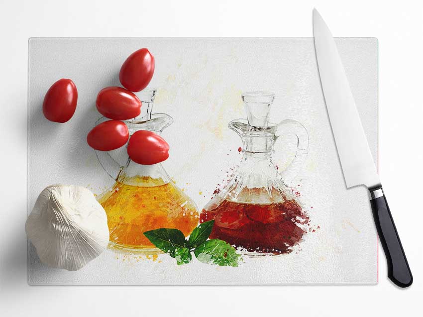 Oils Glass Chopping Board