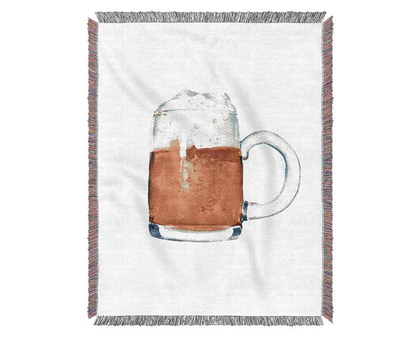 Beer Time 3 Woven Blanket