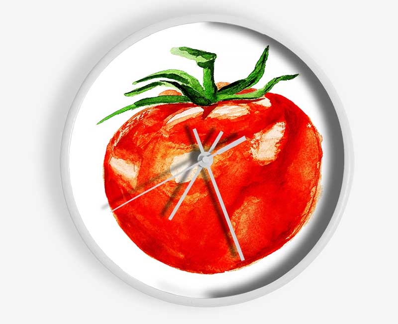 Single Tomato Clock - Wallart-Direct UK