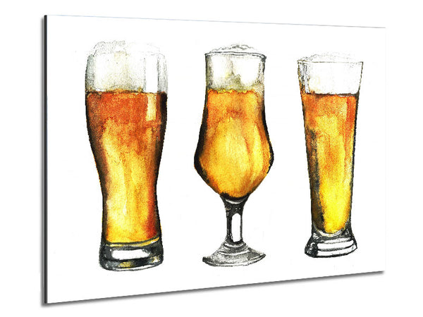 Beer Time 2 Metal Print