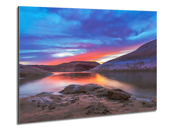 Fire Water Metal Print
