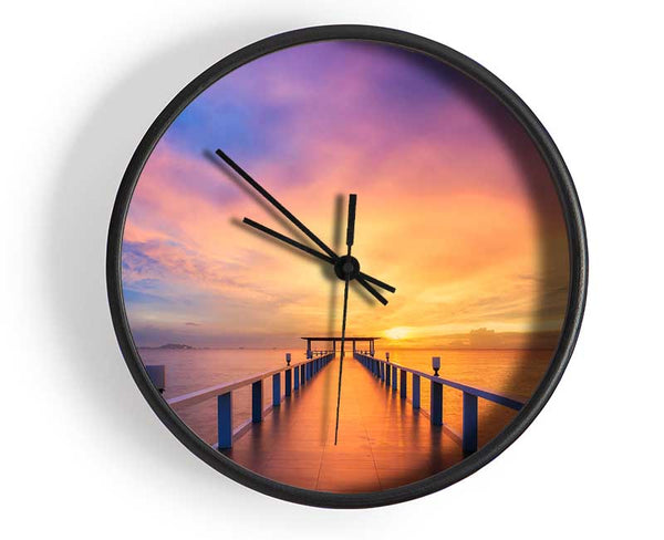 The Perfect Sunset Clock - Wallart-Direct UK