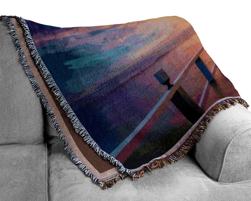 The Perfect Sunset Woven Blanket