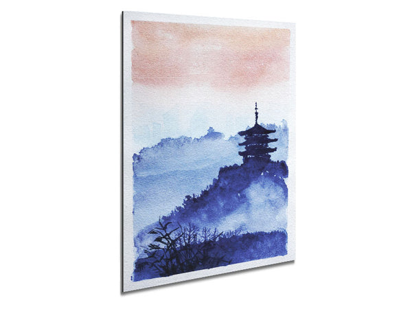 Japanese Winter Metal Print