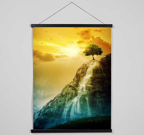 Waterfall Tree Hanging Poster - Wallart-Direct UK