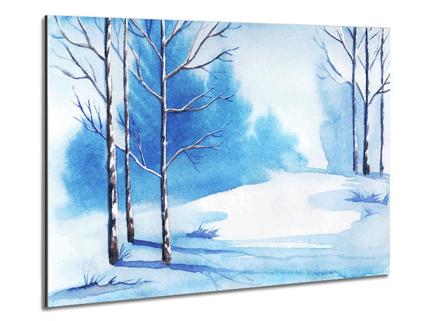 Magical Winter Metal Print