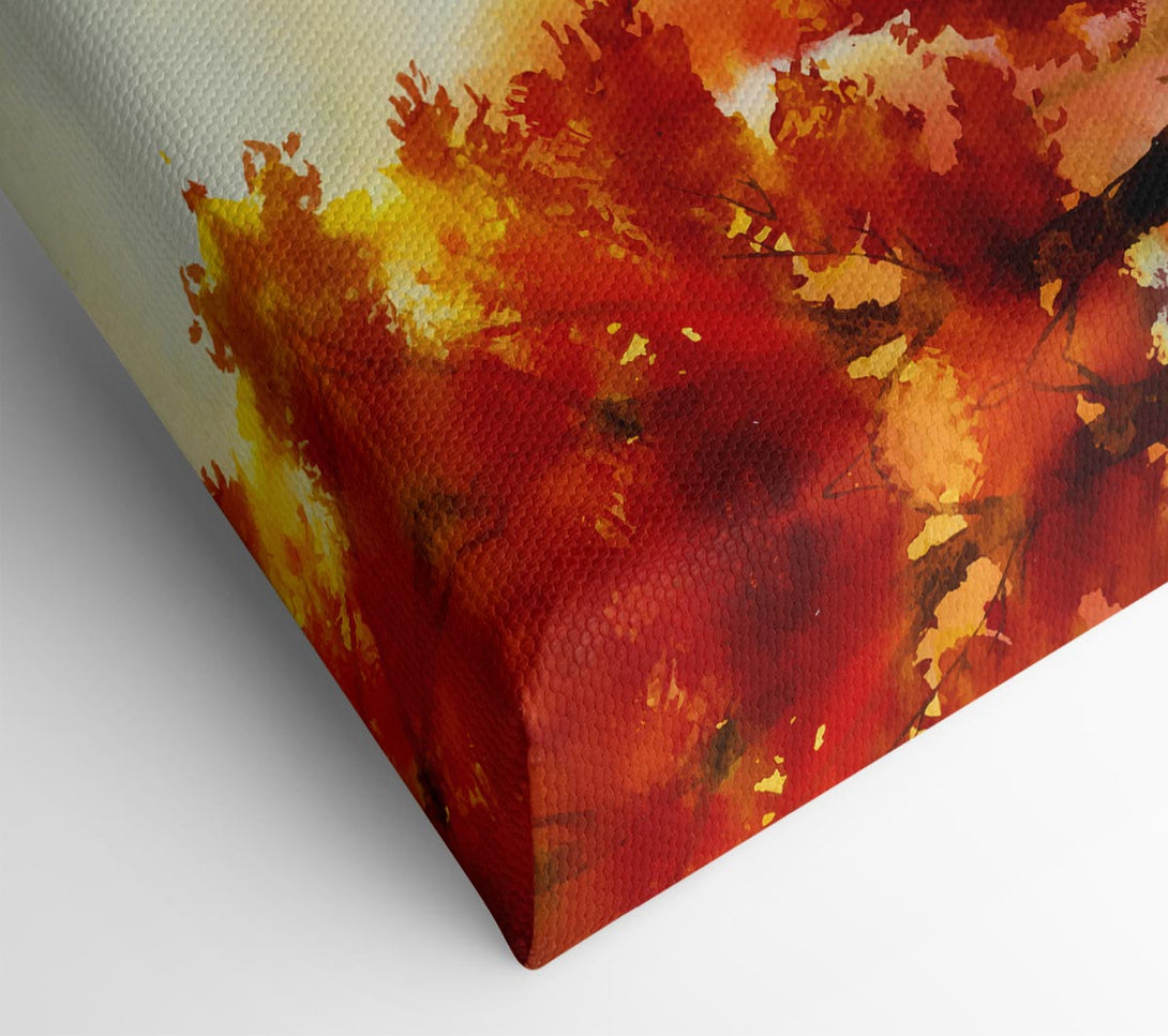 Picture of Autumn Abstract Canvas Print Wall Art