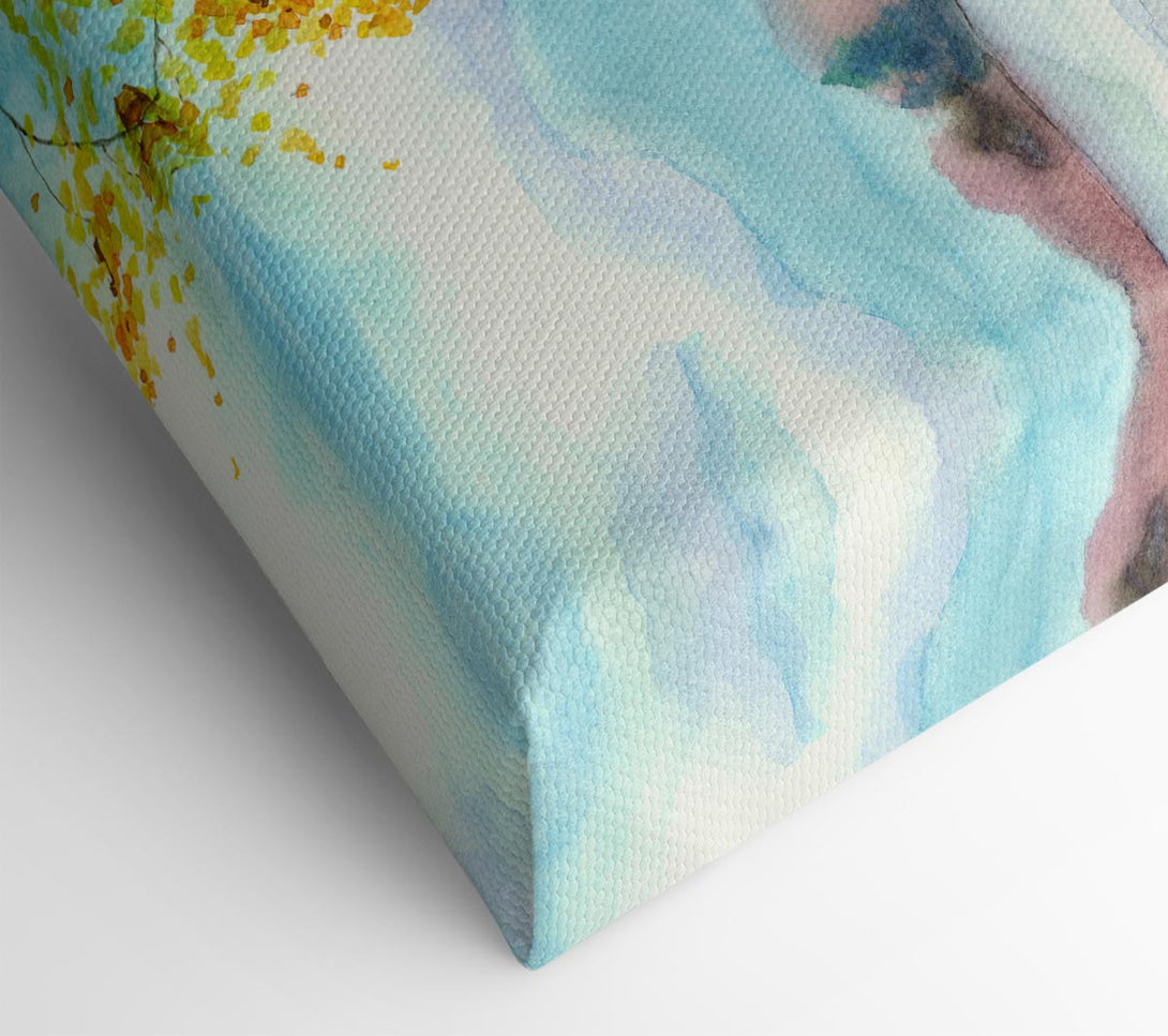  A Canvas Print of Silver Birch Winter Canvas Art