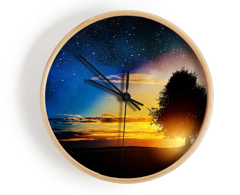 As The Stars Fall Clock - Wallart-Direct UK