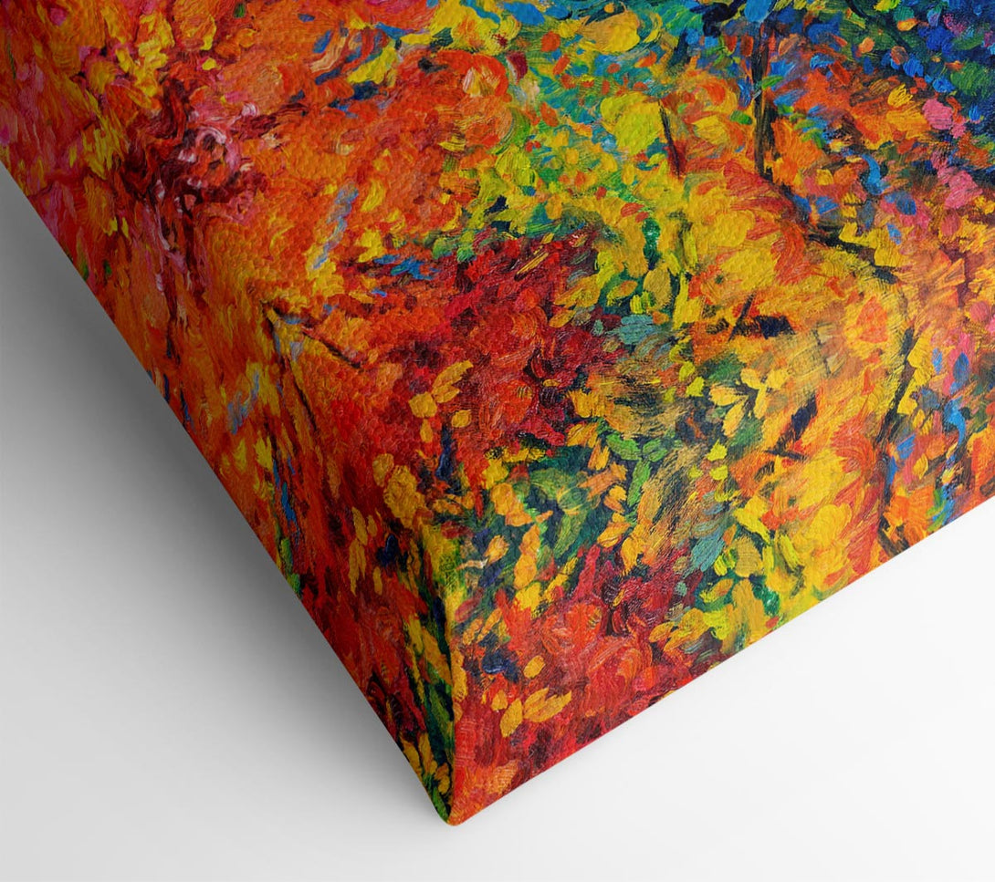  A Canvas Print of Magical Autumn Forest Canvas Print