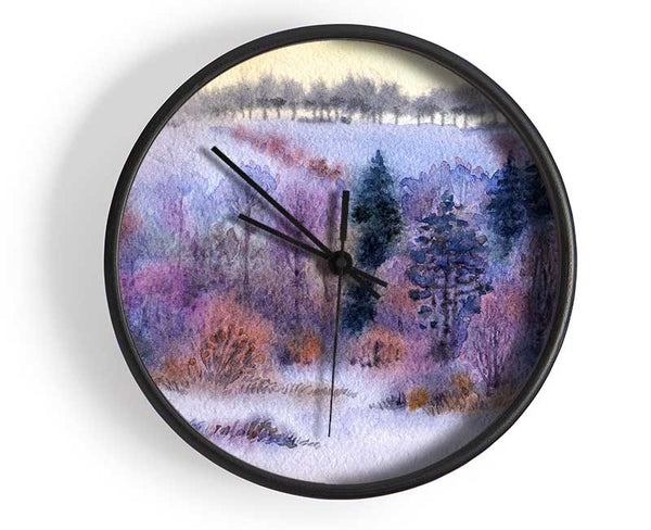 Winter Marvel Clock - Wallart-Direct UK