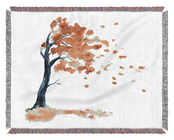 Autumn Winds Woven Blanket