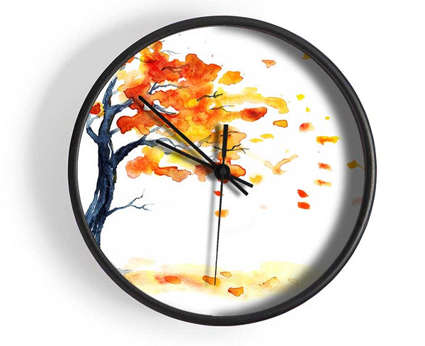 Autumn Winds Clock - Wallart-Direct UK