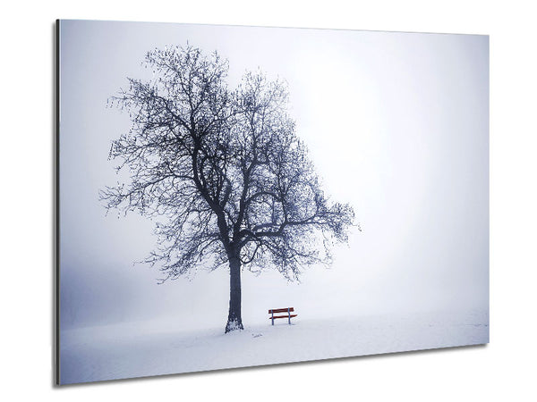 Lonesome Tree Metal Print
