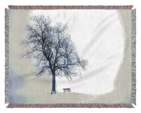 Lonesome Tree Woven Blanket