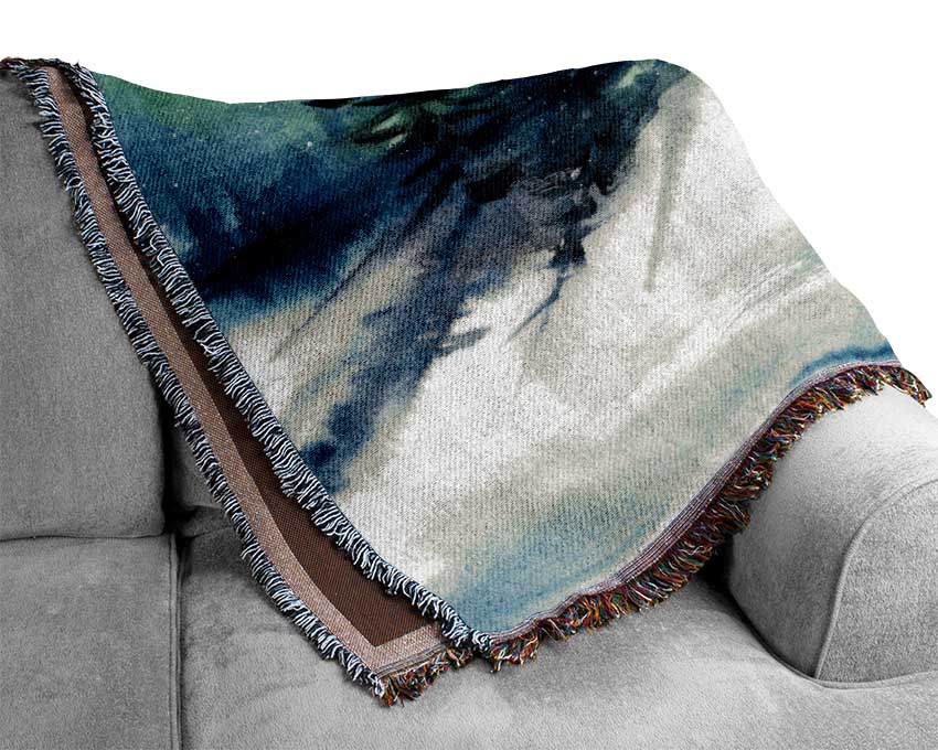 Northern Light Moon Burst Woven Blanket