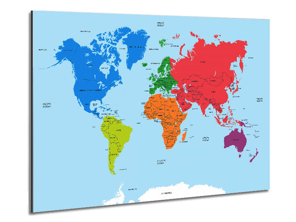 Karte der Welt 1