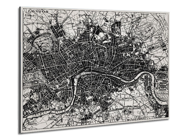 Old Map Of London