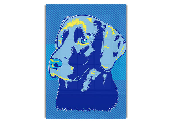 Pop-Art-Labrador-Hund