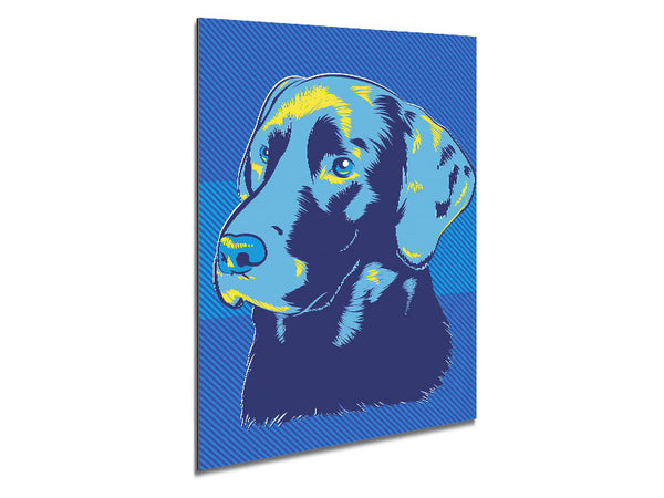 Pop-Art-Labrador-Hund