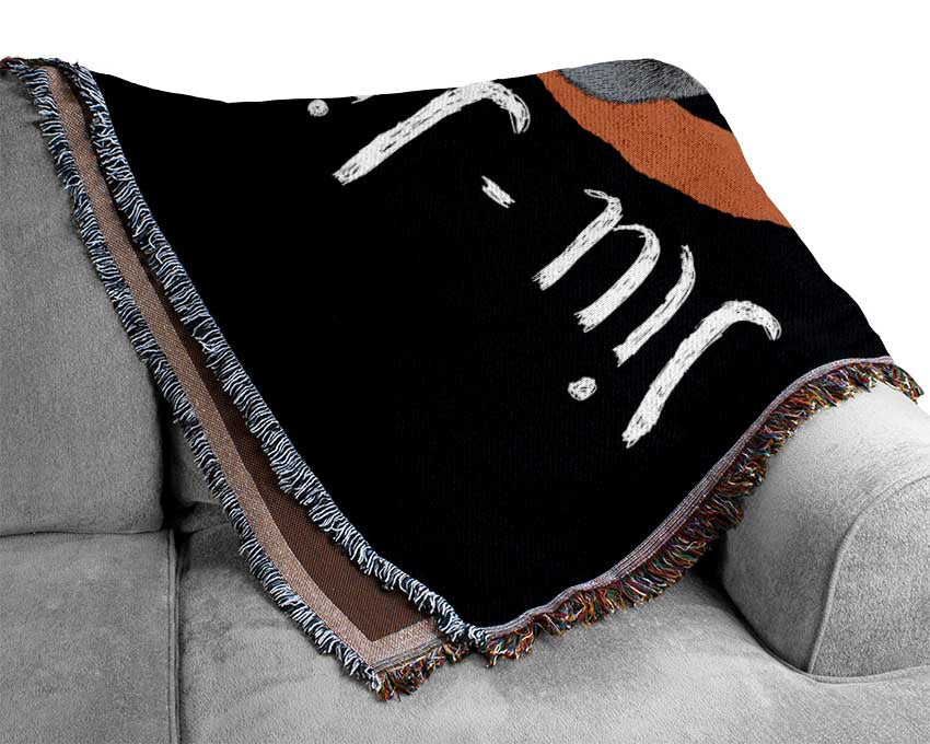 Jiu Jitsu Gorilla Woven Blanket