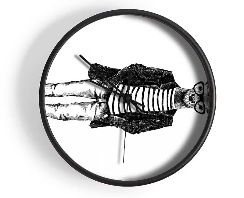 Steve The Stag Clock - Wallart-Direct UK