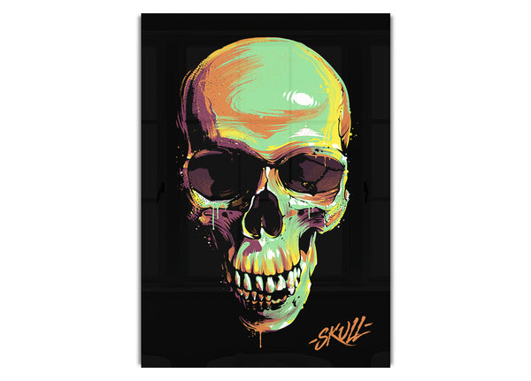 Pop-Art-Schädel