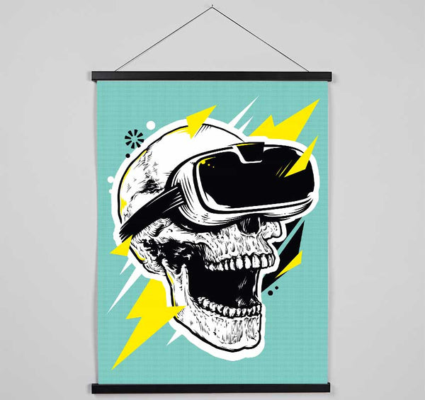 Video Game Shocked Skull Hanging Poster - Wallart-Direct UK