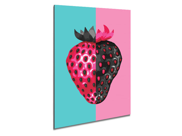 Pop-Art-Erdbeere