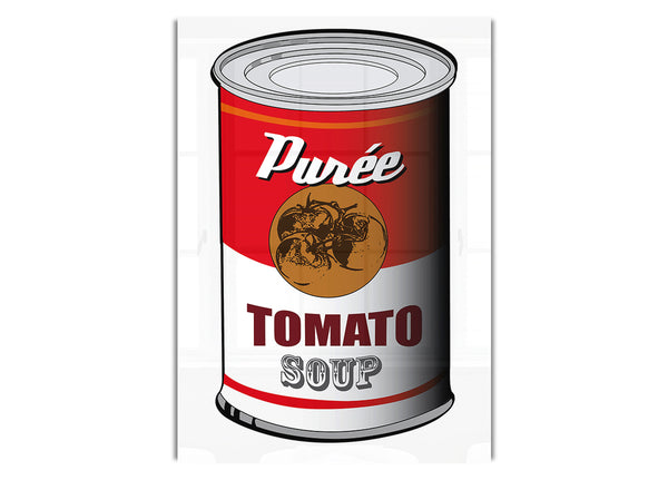 Pop-Art-Tomatensuppe