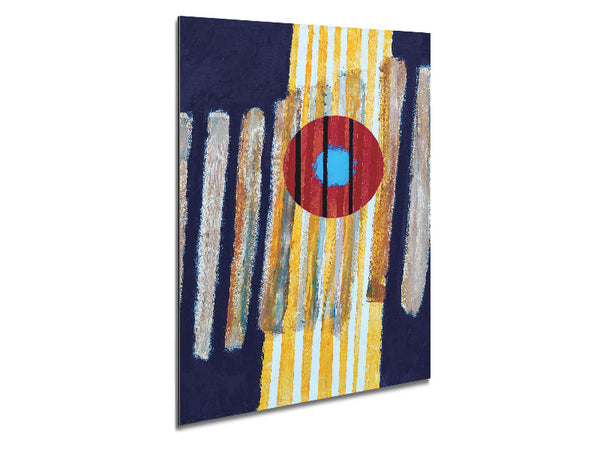 The Red Sun Metal Print