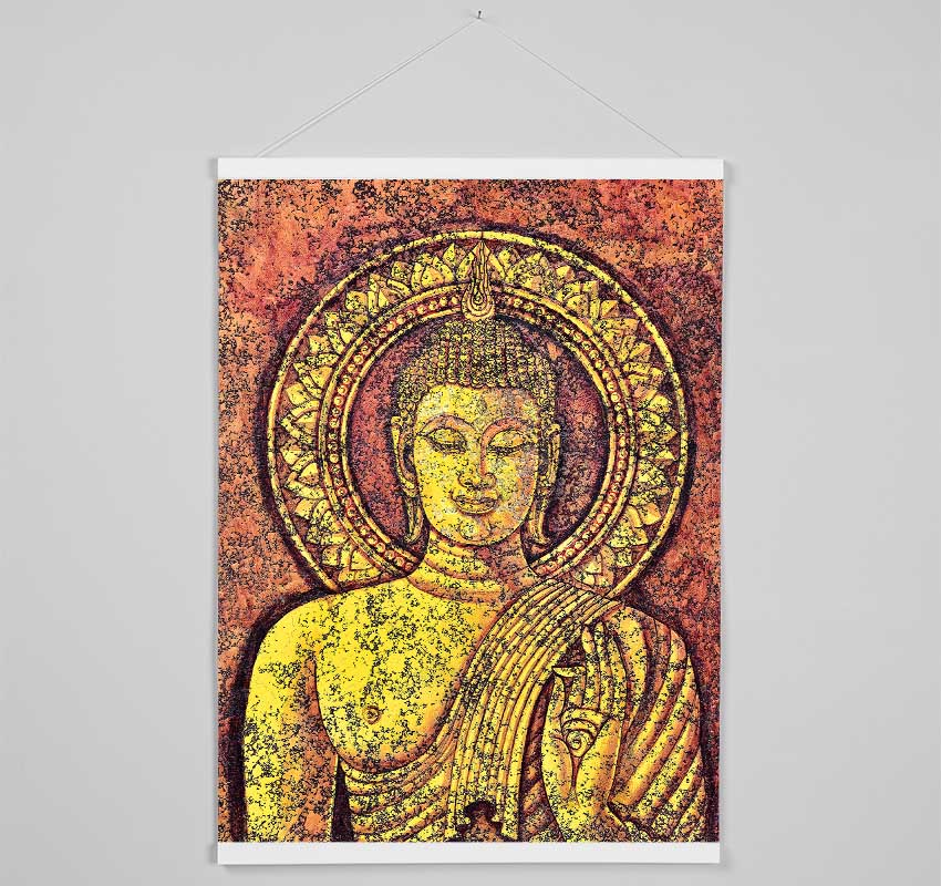 Golden Buddha 1 Hanging Poster - Wallart-Direct UK