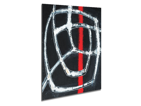 Walk The Line Metal Print