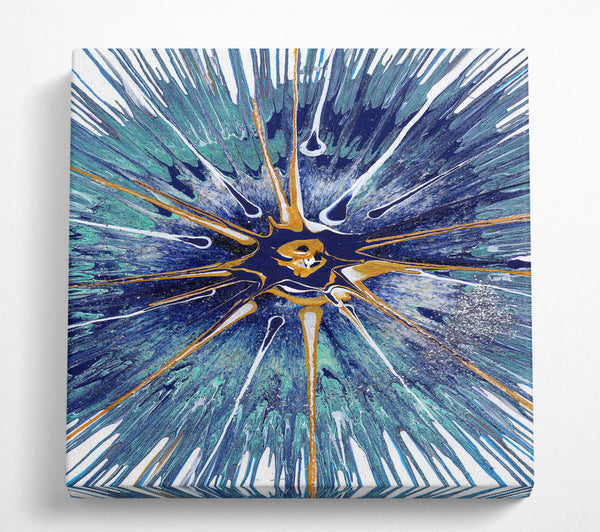 A Square Canvas Print Showing The Vortex 3 Square Wall Art