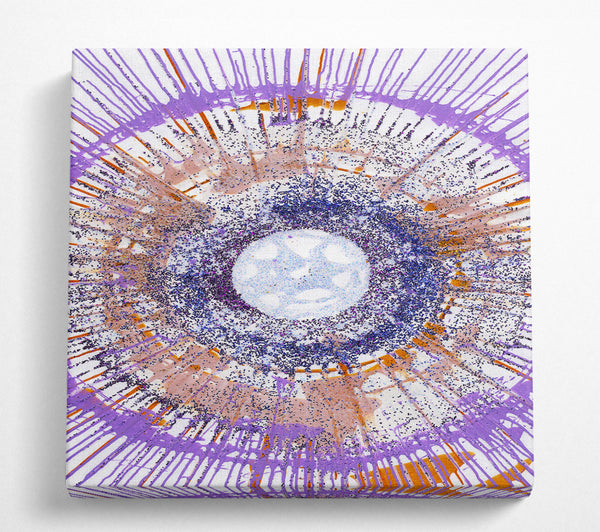 A Square Canvas Print Showing The Vortex 1 Square Wall Art