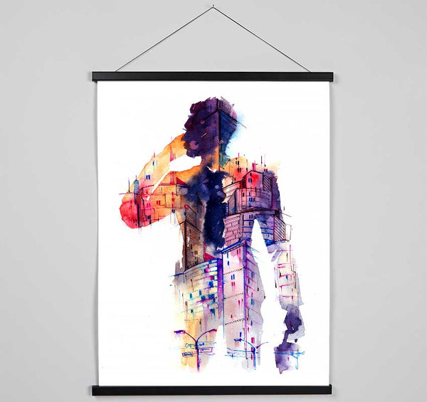 Man Of The City Hanging Poster - Wallart-Direct UK