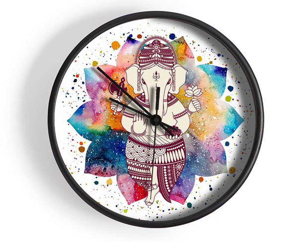 Ganesha Hindu God Clock - Wallart-Direct UK
