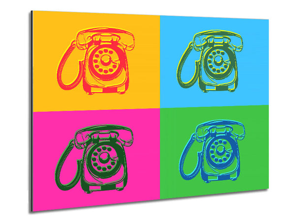 Pop-Art-Retro-Telefone