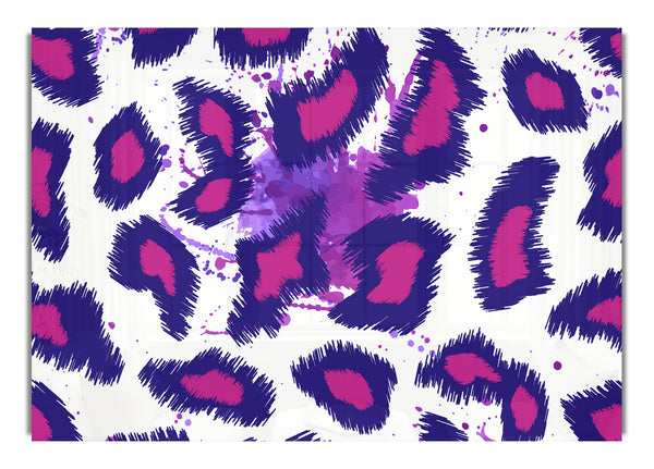 Pop-Art-Leopardenmuster