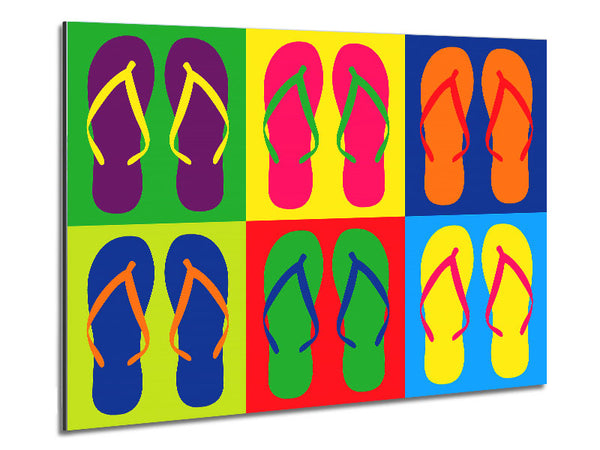Pop-Art-Flip-Flops
