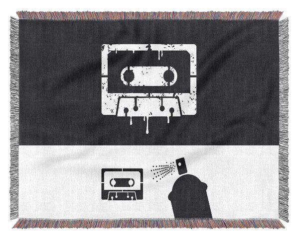 Vintage Tapes Woven Blanket