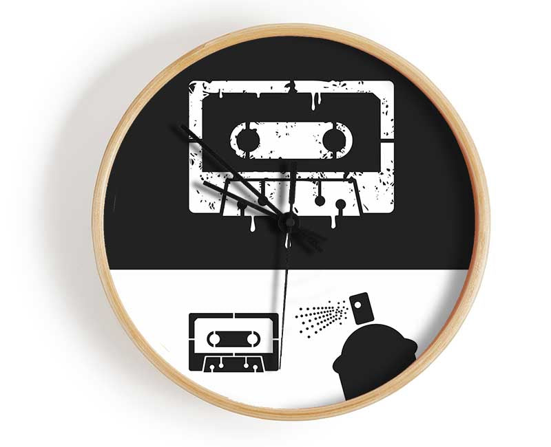 Vintage Tapes Clock - Wallart-Direct UK