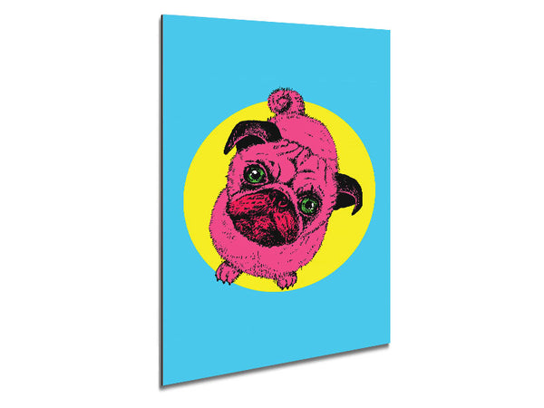 Mops Hund Rosa