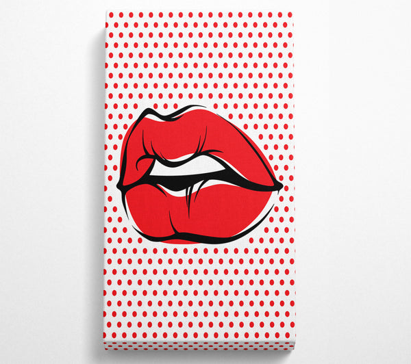 Red Lips On Pokerdots